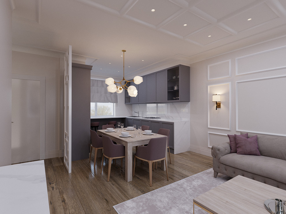 Интерьер таунхауса в коттеджном поселке Лесково