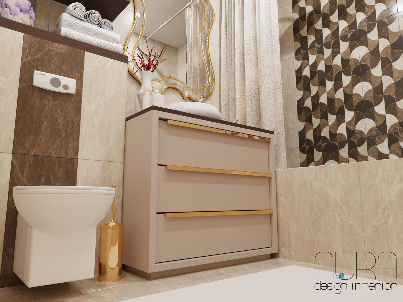 Дизайн квартиры, ванна