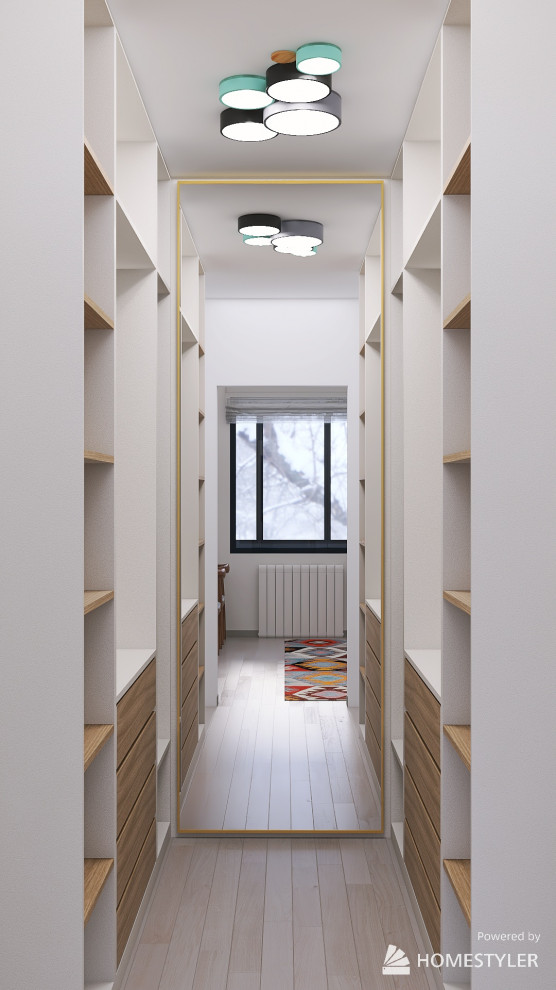 Дизайн однокомнатной квартиры с двумя рабочими местами