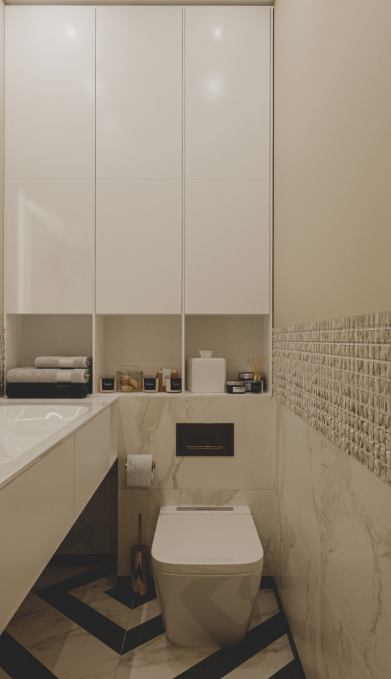 Обложка проекта: Коттедж, Каширское шоссе, Санузел 1, Санузел 2