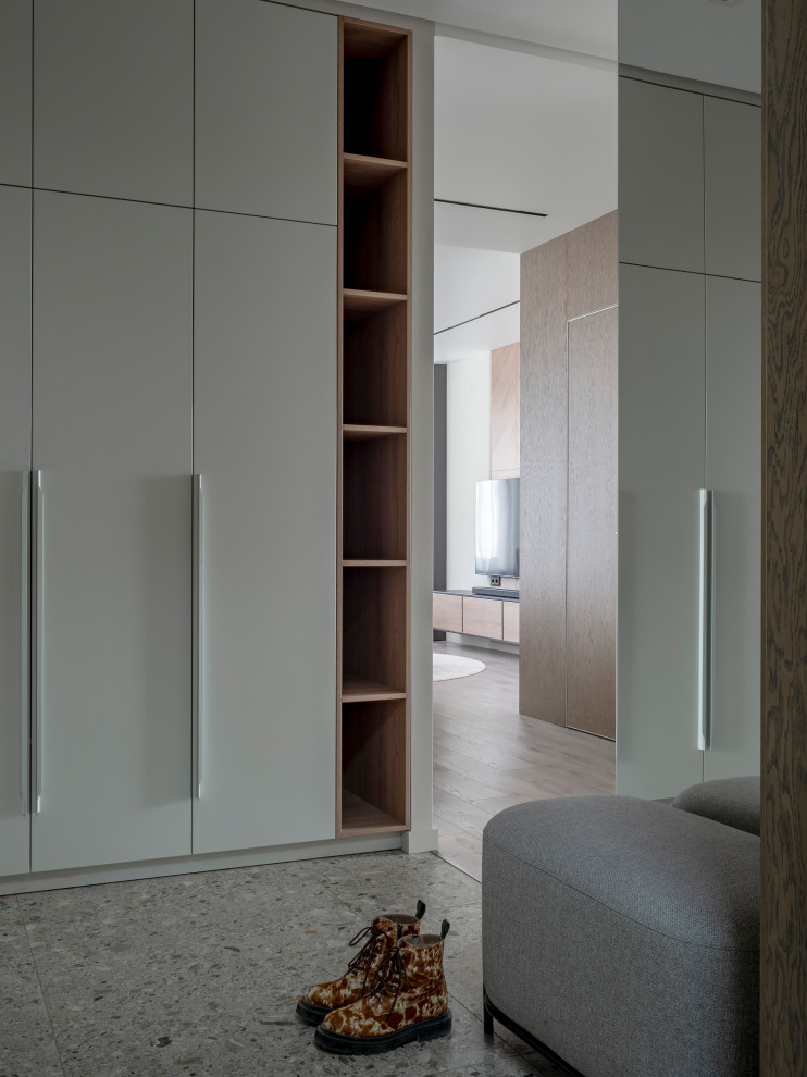 Серо-бежевый минимализм в ЖК Пушкин