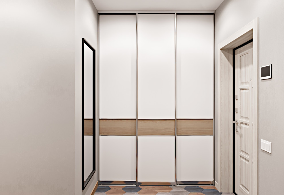 Обложка проекта: 2-комн. квартира - 64 м2. Прихожая