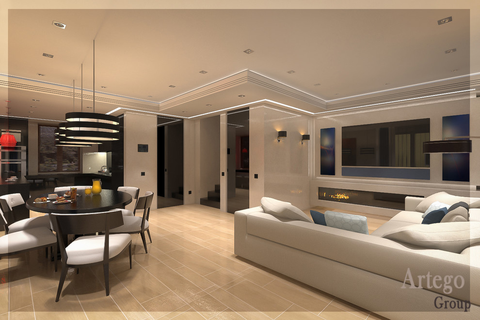 Дизайн интерьера таунхауса в КП "Новое Бакеево"