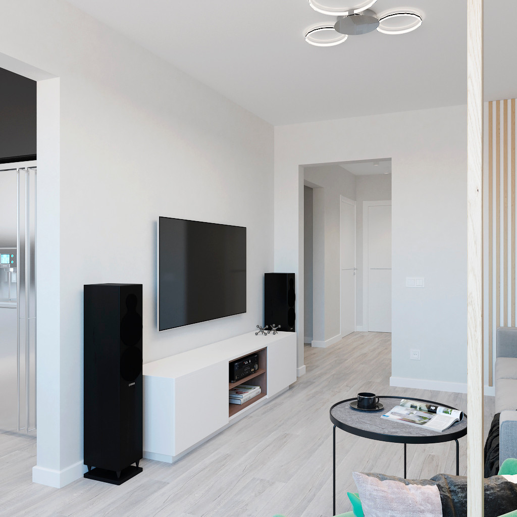 Проект кухни - гостиной