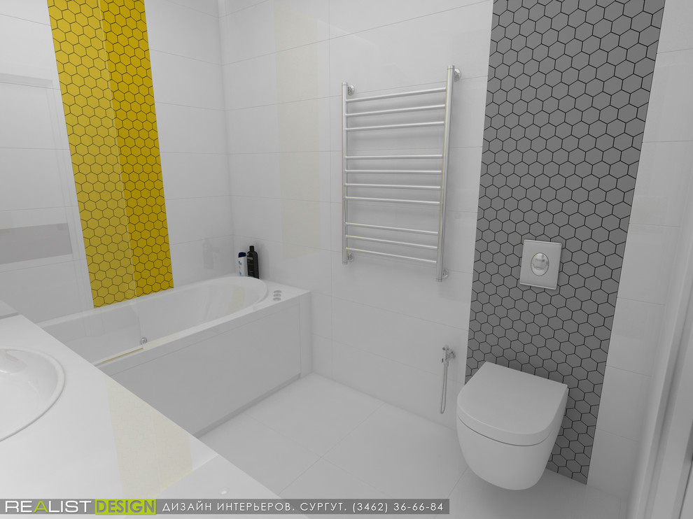 Дизайн ванной комнаты. Сургут. Возрождение. 2018