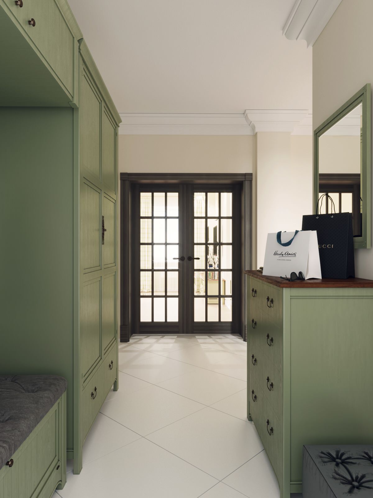 Интерьер жилого дома в классическом стиле