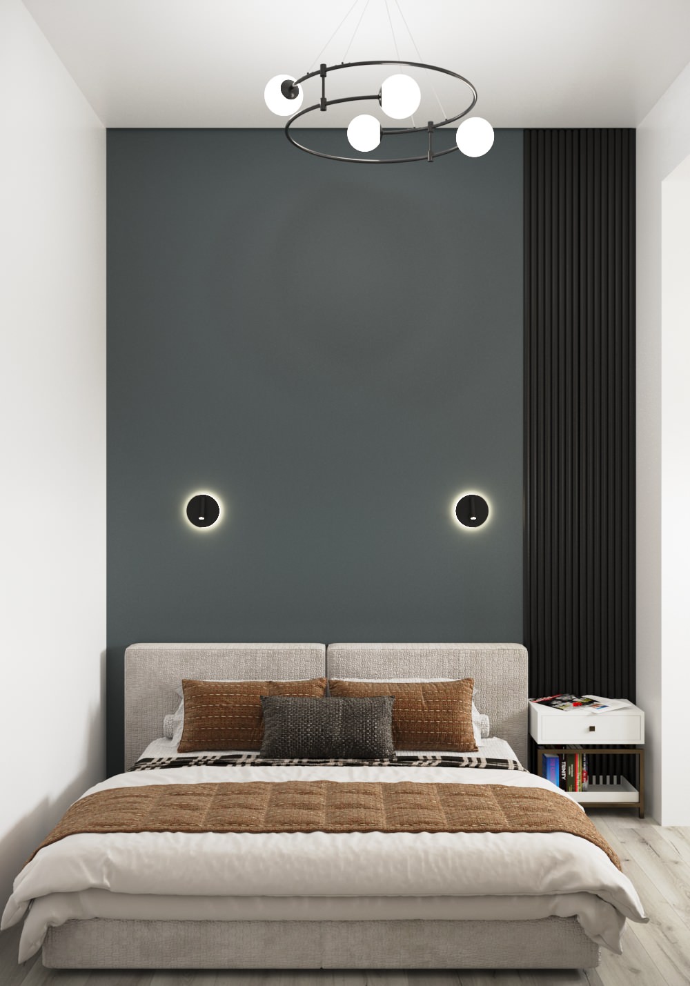 Двухкомнатная квартира общей 69 м2 в ЖК "Гагаринские высотки"