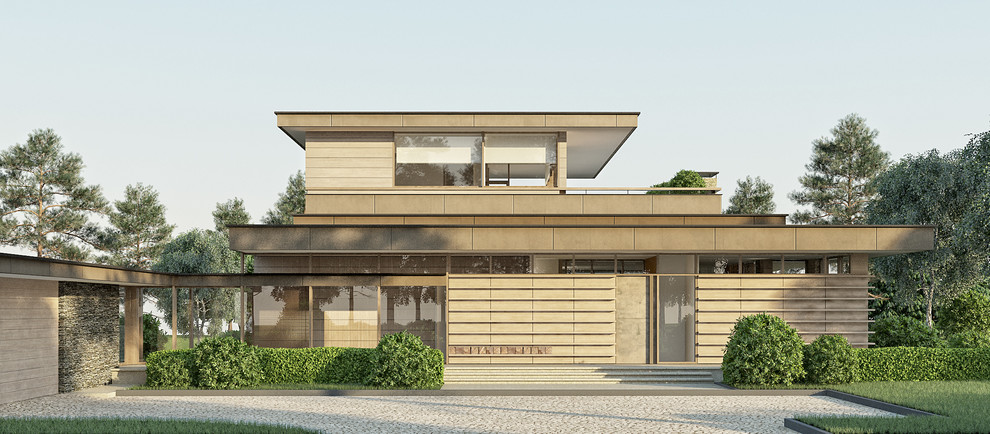 Обложка проекта: Проект жилого загородного дома в Московской области