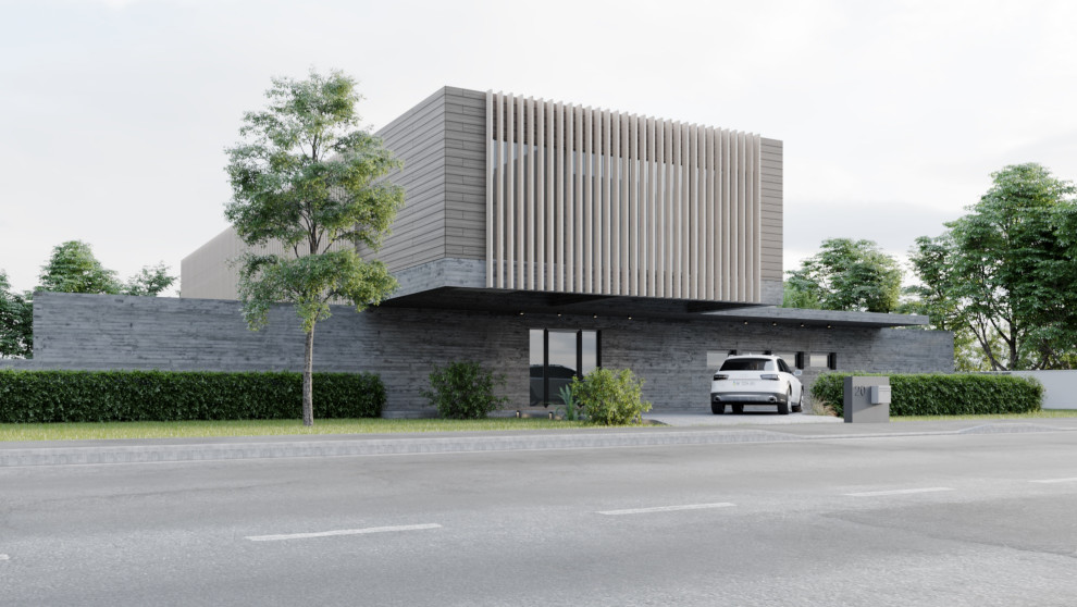 Загородный жилой дом "КОНСОЛЬ" общей площадью 690 м.кв.