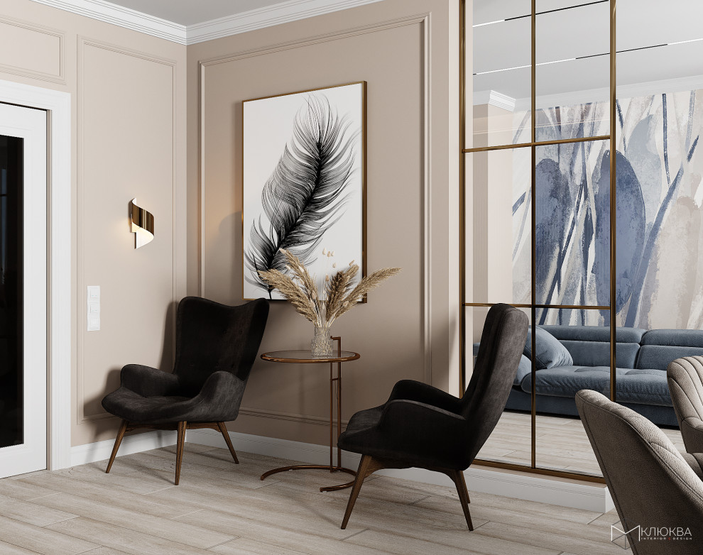 Проект кухни-столовой 27 кв.м