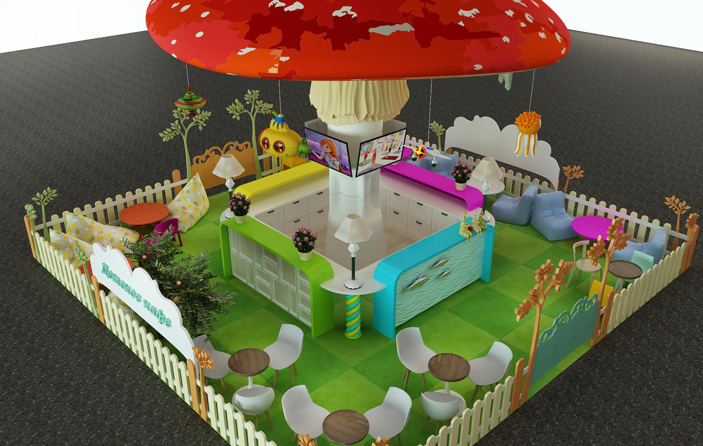 Концепция островного детского кафе в ТРЦ г. Москва