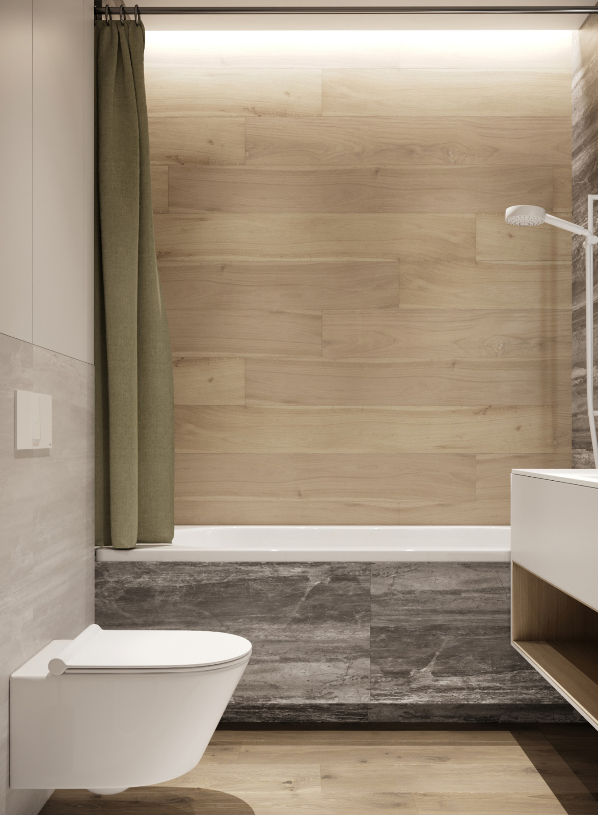 Дизайн-проект квартиры на Авиаторской 72,15 кв.м