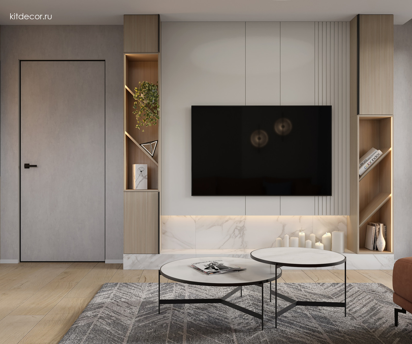 Коралловые акценты