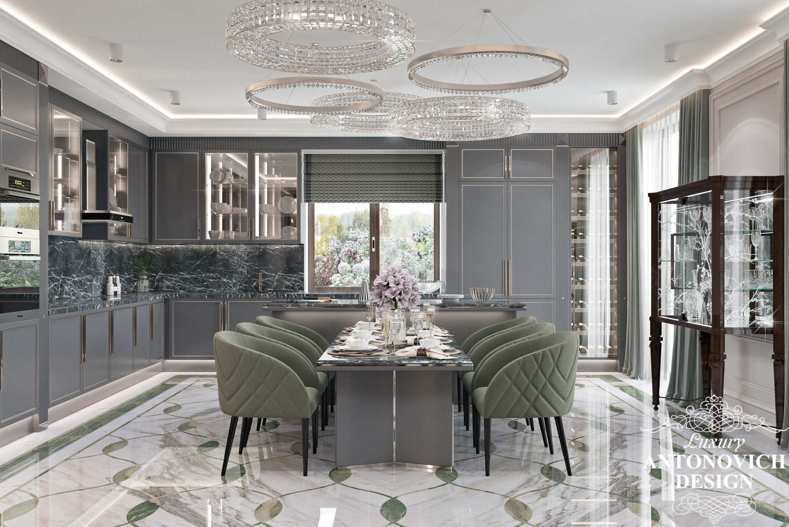 Обложка проекта: Дизайн-проект кухни в природных оттенках