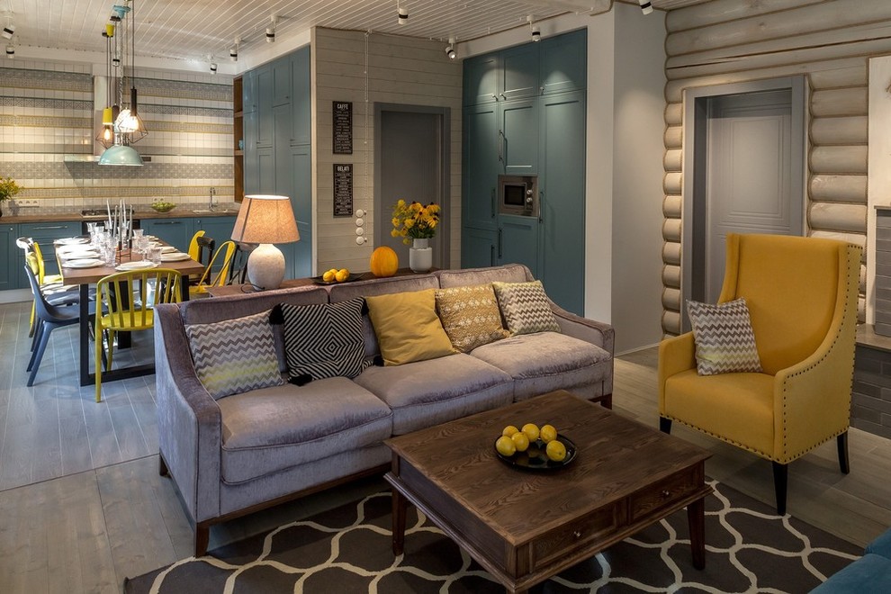 Дачный ответ 10 стульев в бирюзе с лимоном с участием Marko Kraus