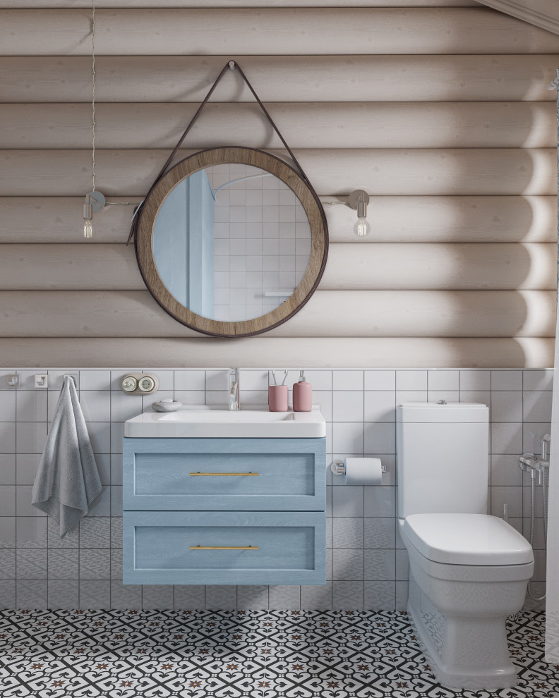 Авторский дом из бревна 135 м² для семьи с двумя детьми в КП Золотые Сосны