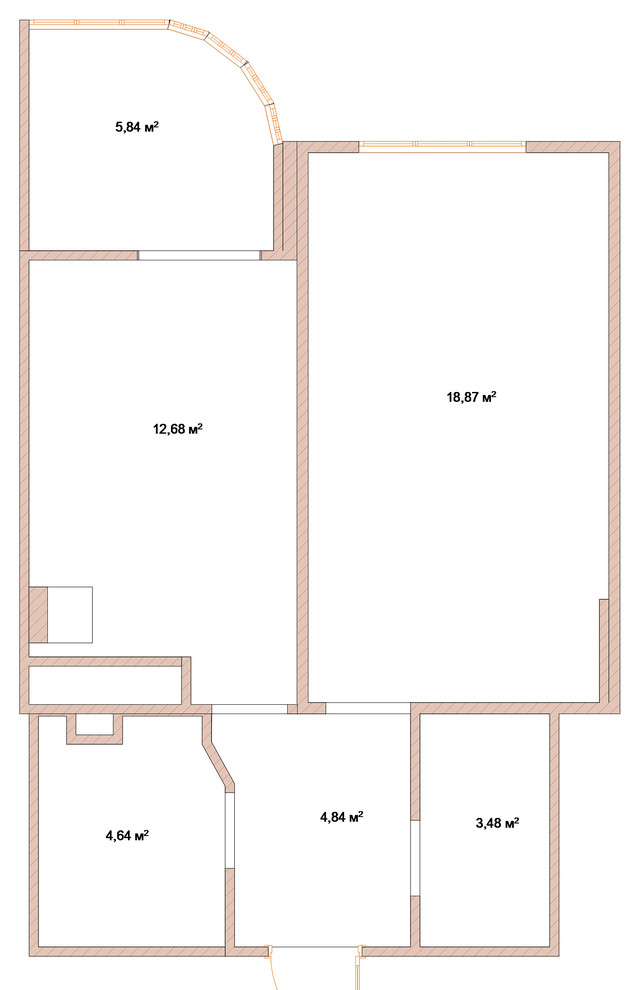 План квартиры до перепланировки