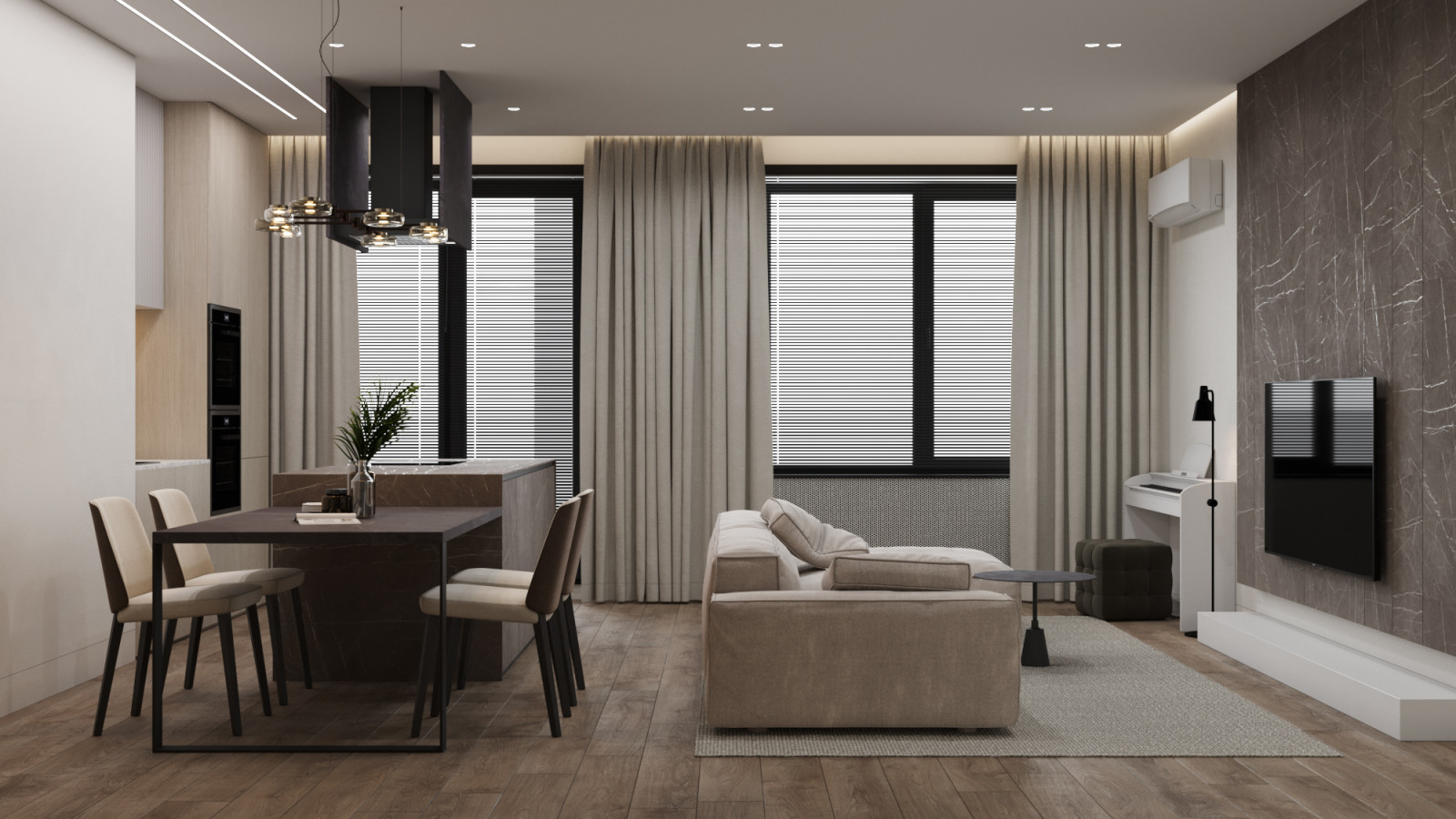 Уютный минимализм для молодой семьи