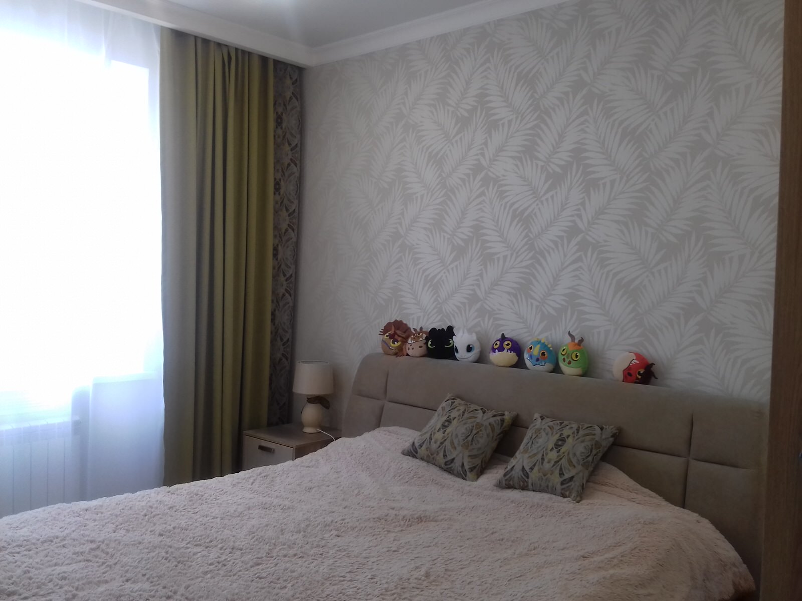 Квартира с зелеными акцентами