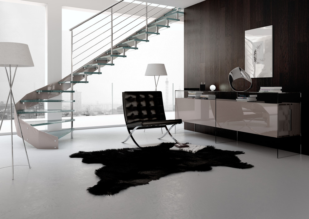 Интерьерные Лестницы из Стекла