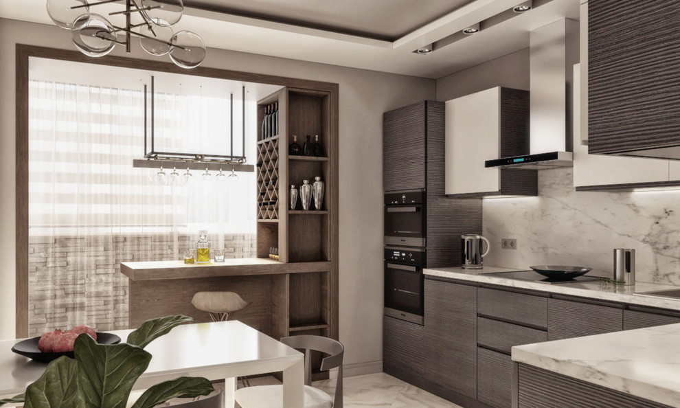 Дизайн для молодой семьи из трех человек.