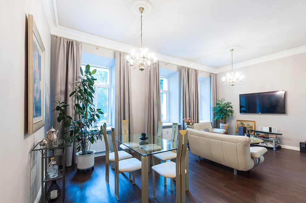 Квартира в Вильнюсе. Паркетная доска и итальянские двери