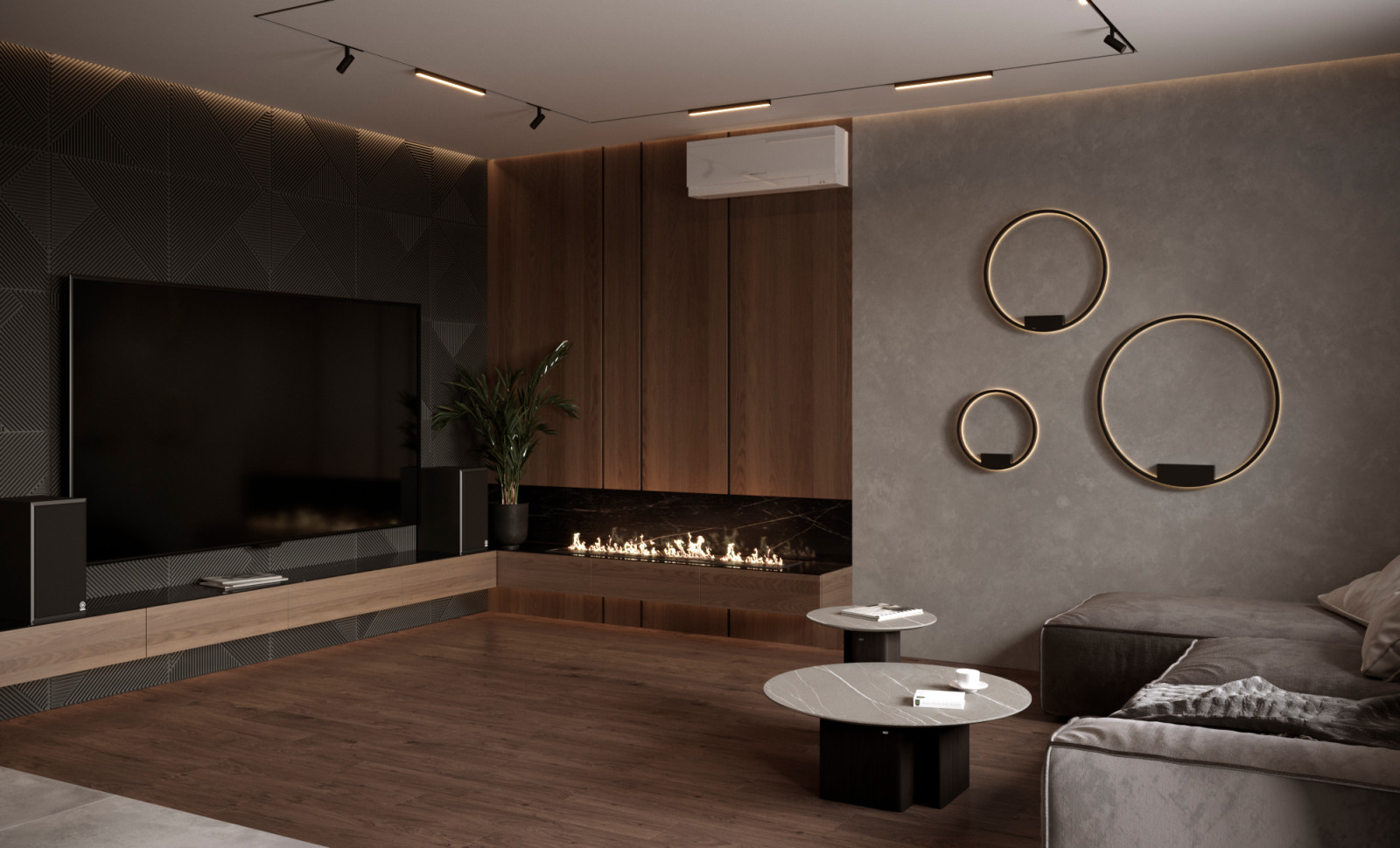 Обложка проекта: Дизайн интерьера трехкомнатной квартиры "Квартира ЖК Сердце, 98 кв.м"