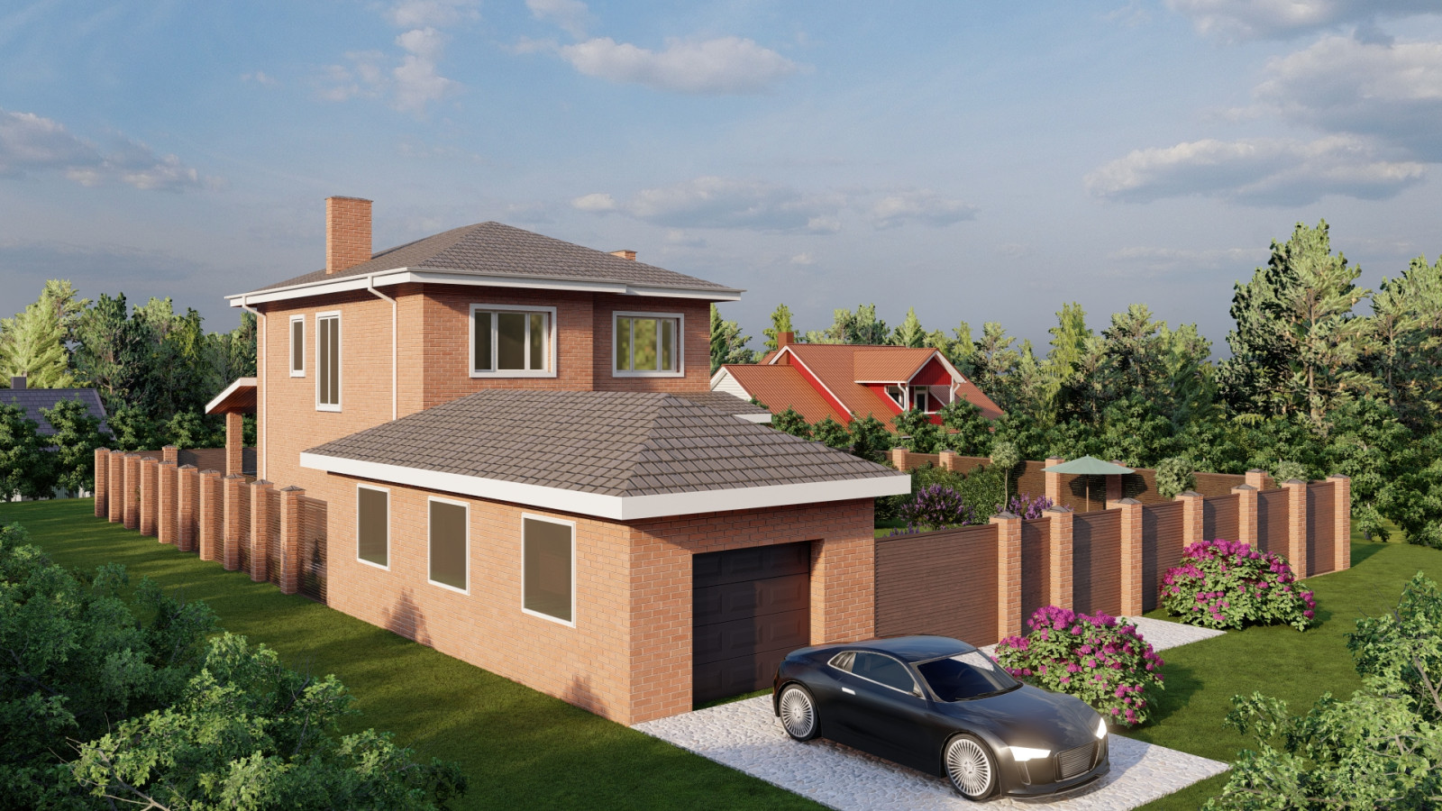 Двухэтажный дом 150 квм