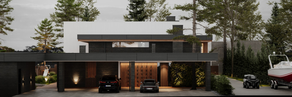 Обложка проекта: Проект загородного дома The CUBE