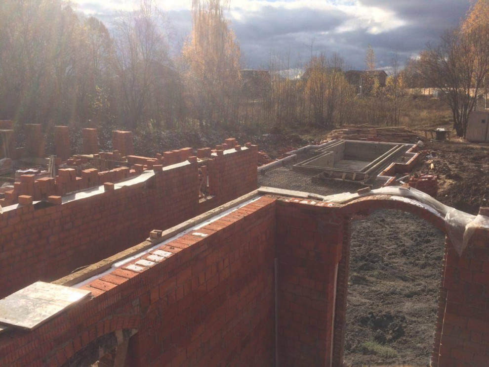 Строительство резиденции в Антоновке