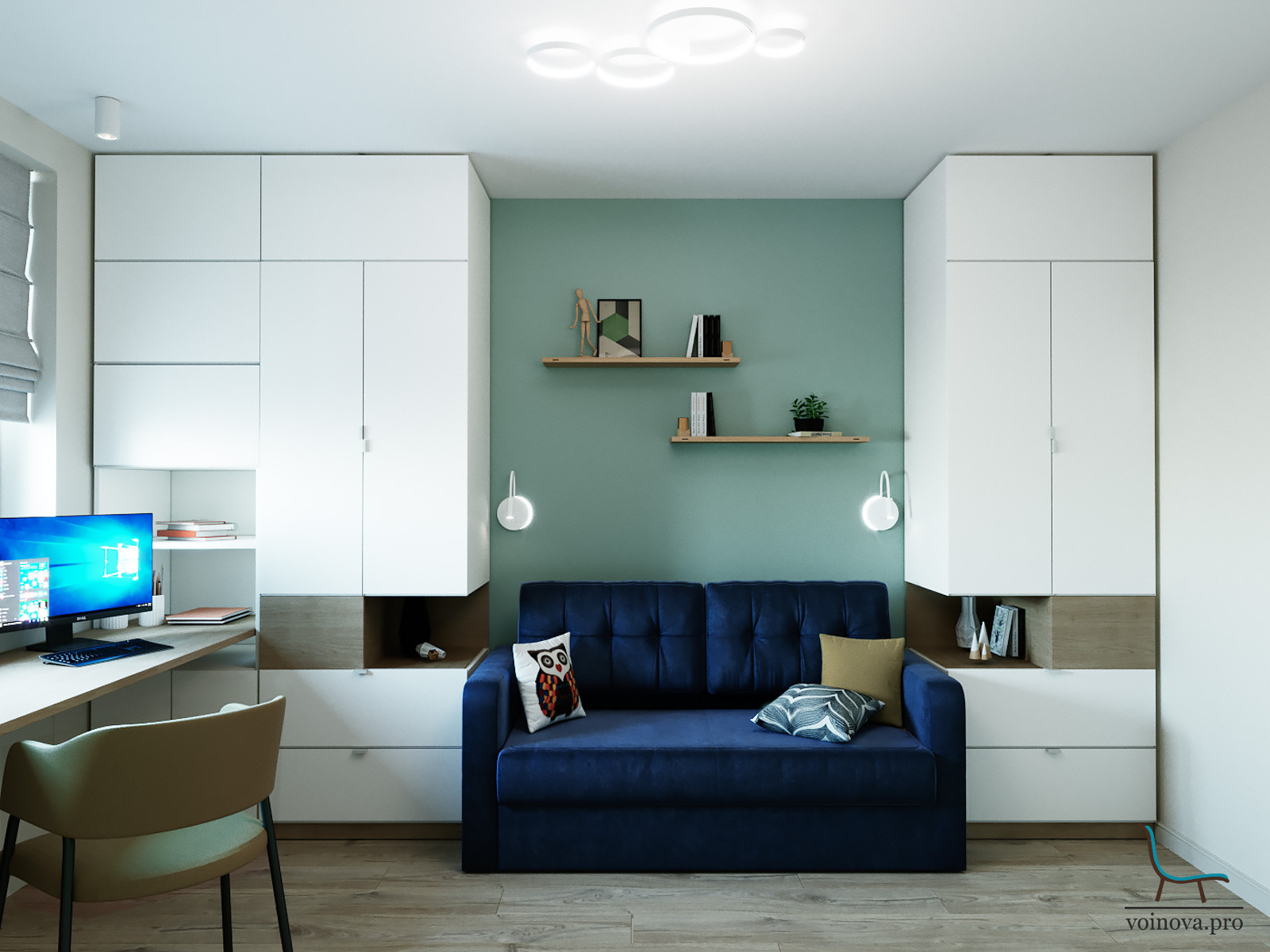 Квартира в "стиле колор-блок"