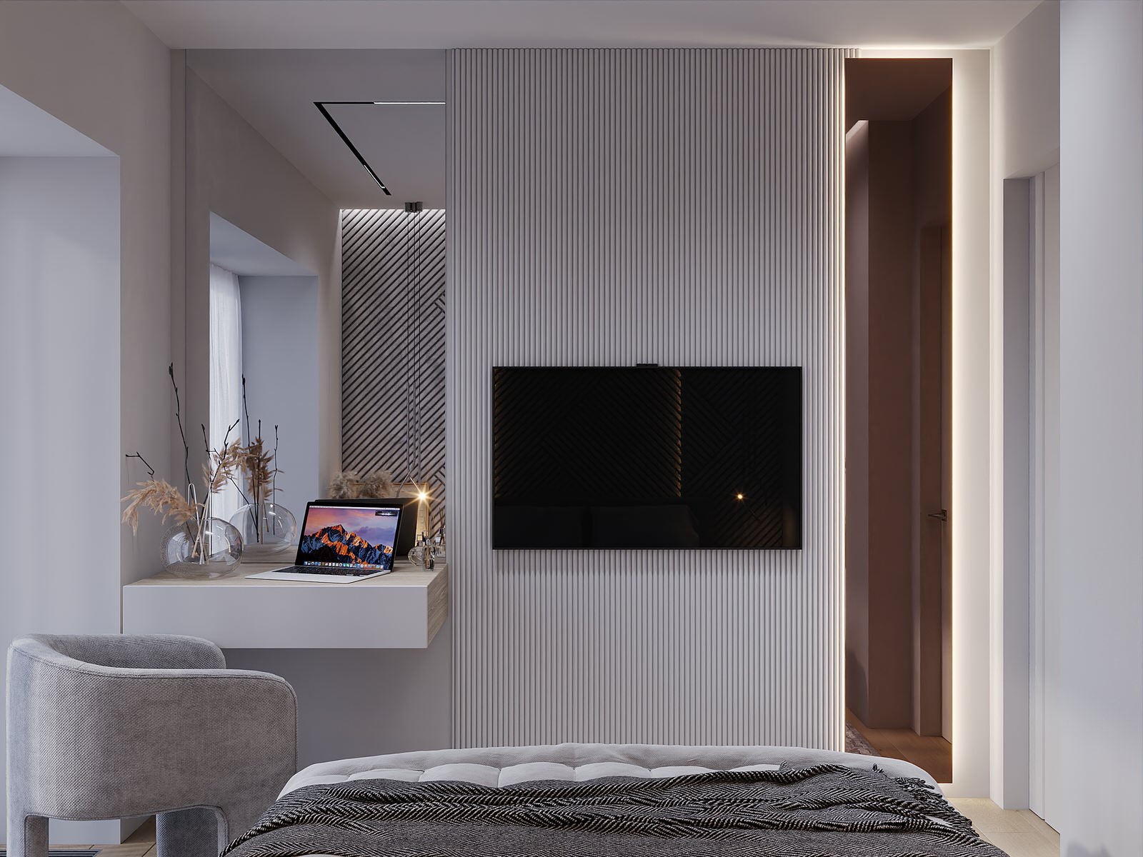 Дизайн квартиры 60м2 в г. Москва, ЖК City Bay