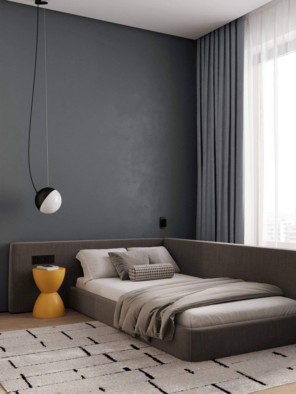 ЖК «Grand View» - квартира площадью 111,8 м2 в стиле уютный минимализм