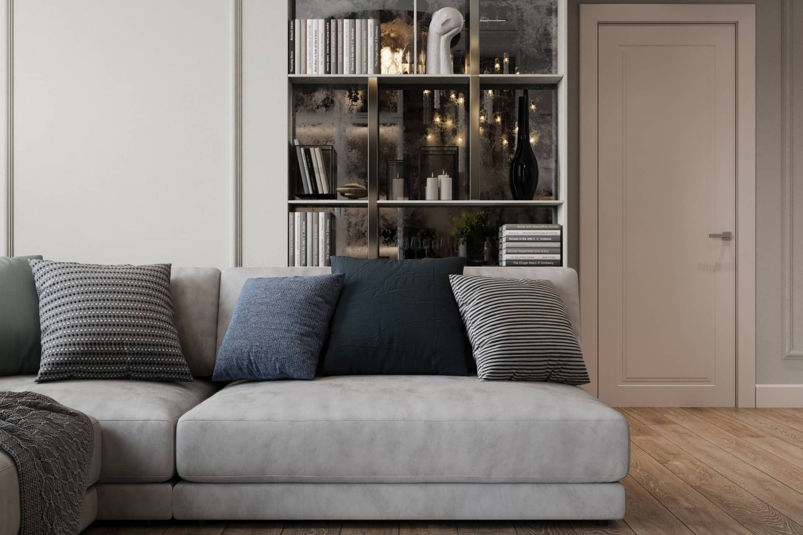 Дизайн и ремонт квартиры в ЖК «Wellton Park» — Московский оникс