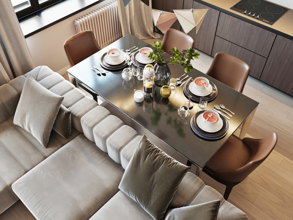 Обложка проекта: Квартира в современном стиле 87 м2