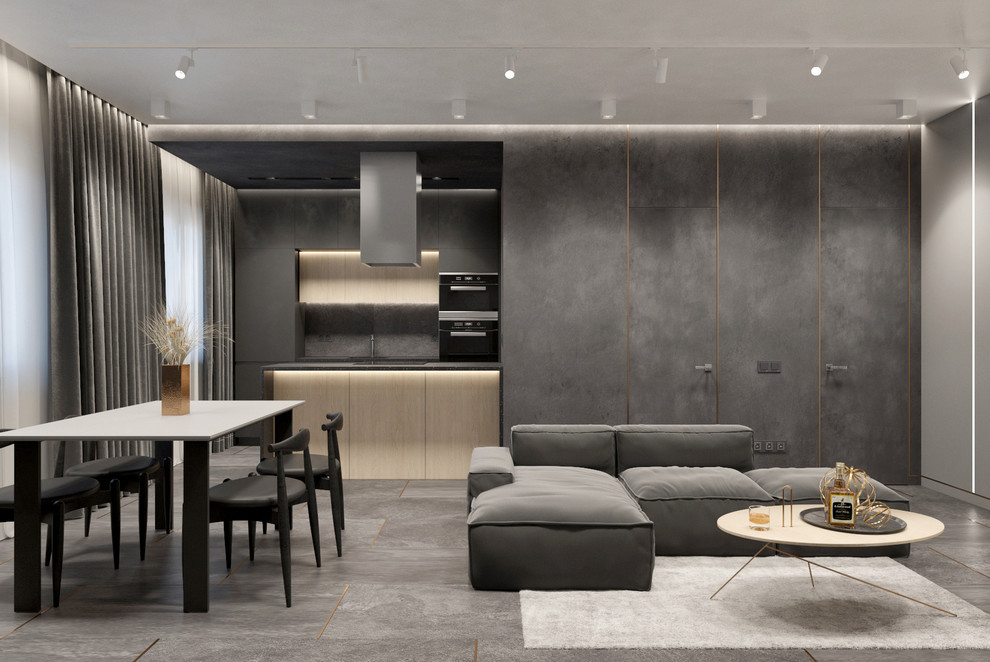 Дизайн проект 3-комнатной квартиры в современной стилистике