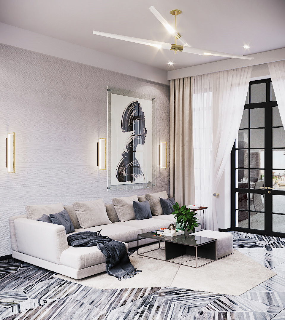 Дизайн-проект интерьера. Усадьба Каменка.