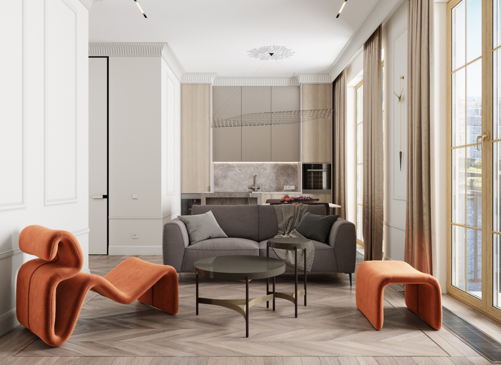 Кухня гостиная