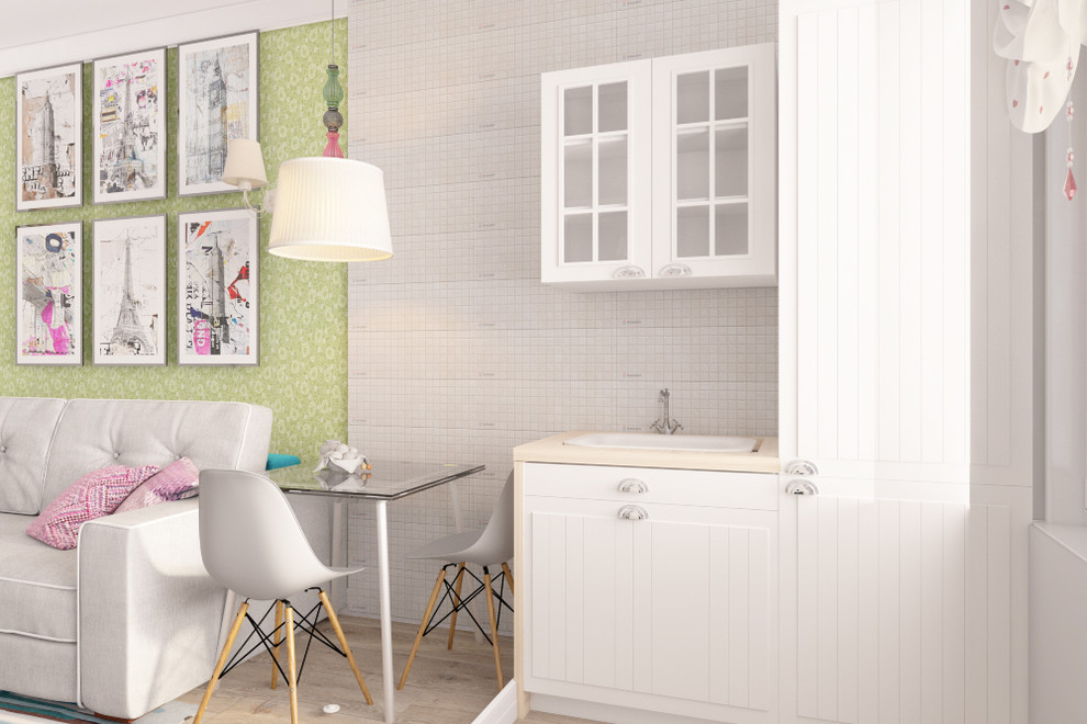 Кухня гостиная ЖК Царская площадь