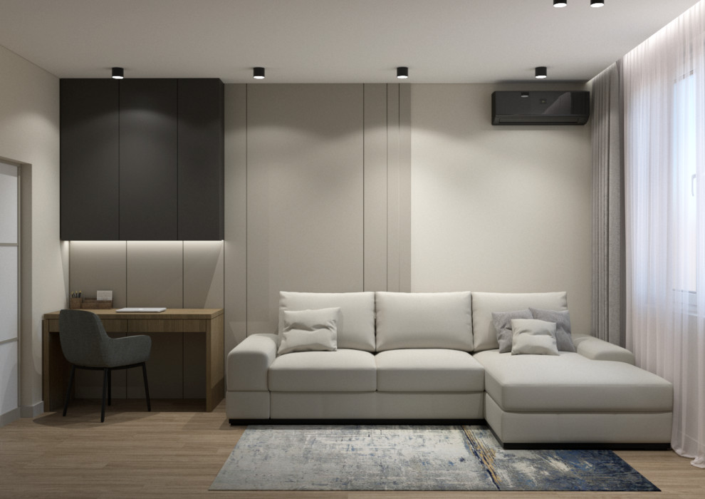 Двухкомнатная квартира S-65 м2