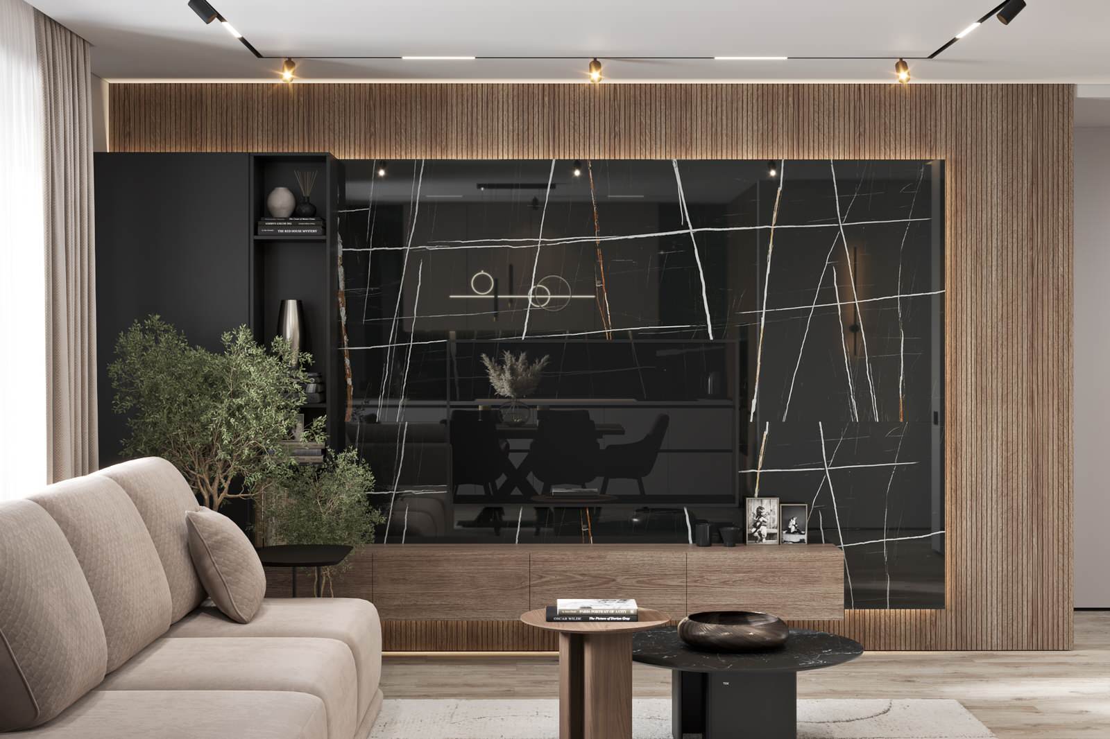 3-комнатная квартира для семейной пары в современном стиле