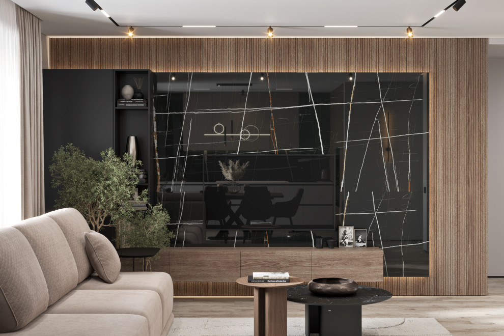 3-комнатная квартира для семейной пары в современном стиле