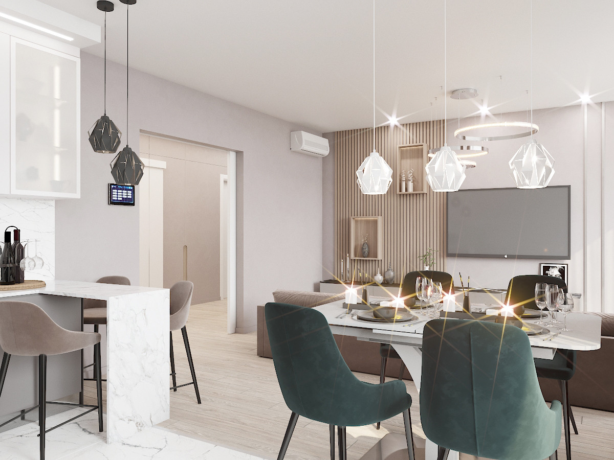 Трехкомнатная квартира в ЖК "Успенский"