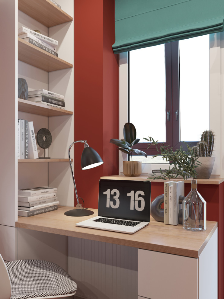 Дизайн кухни-гостиной и спальни