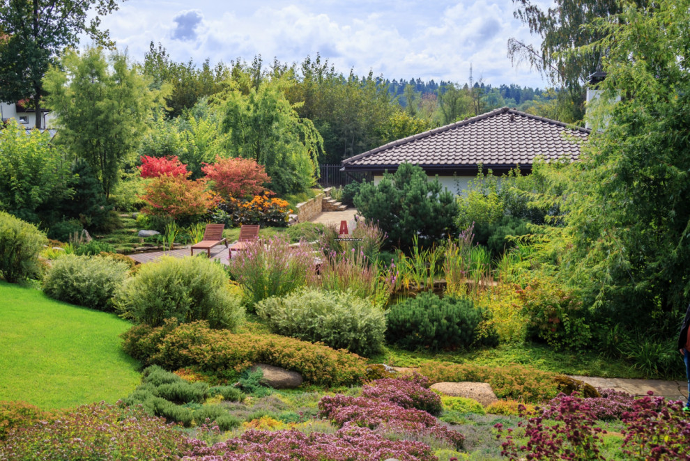 Дом на крутом склоне