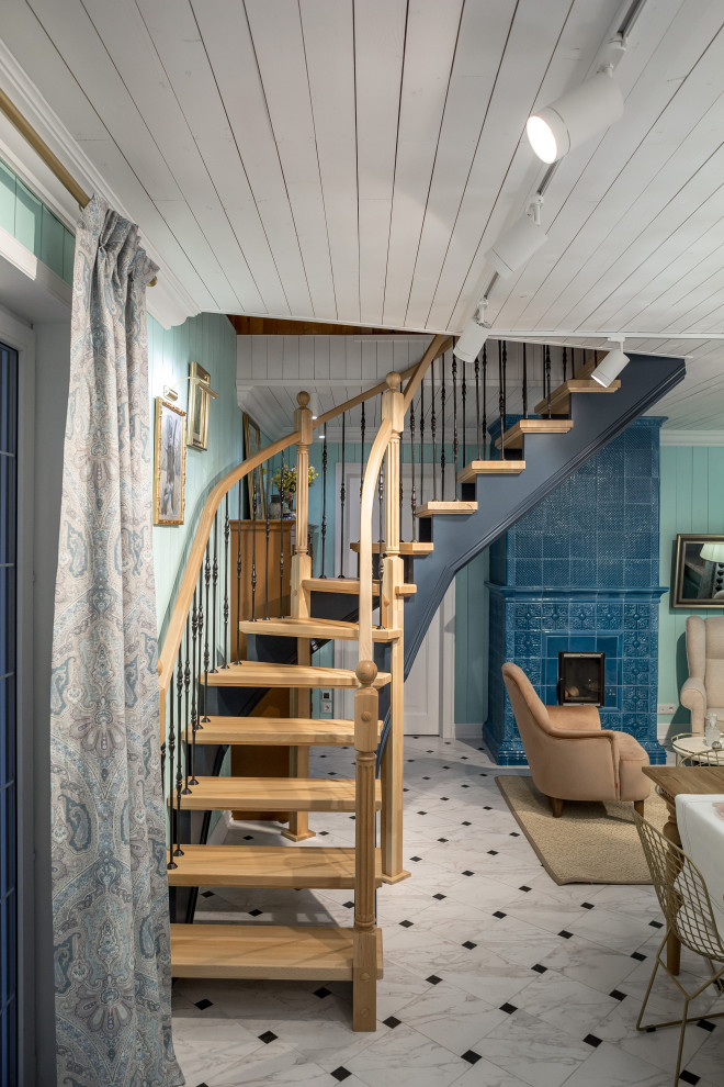 Проект 18 - Деревянная лестница из бука для НТВ