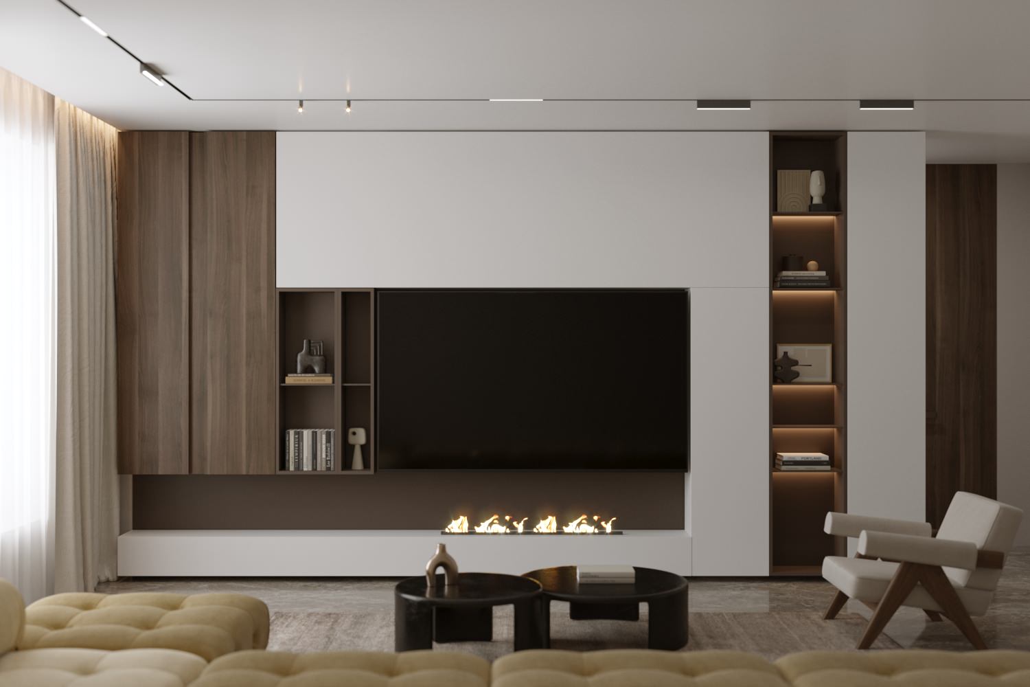 Обложка проекта: Дизайн-проект гостиной