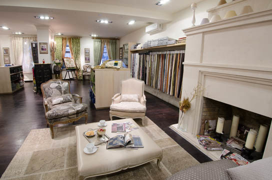 Интерьер салона тканей French Touch.