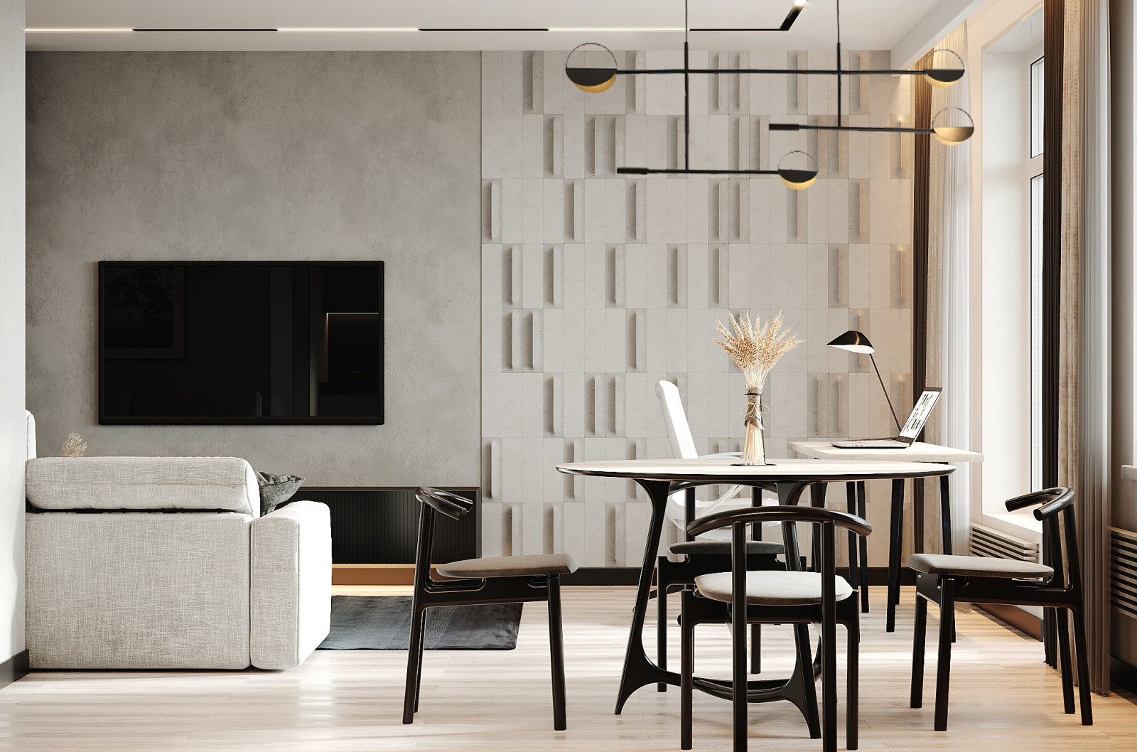 Современная квартира в ЖК Лица