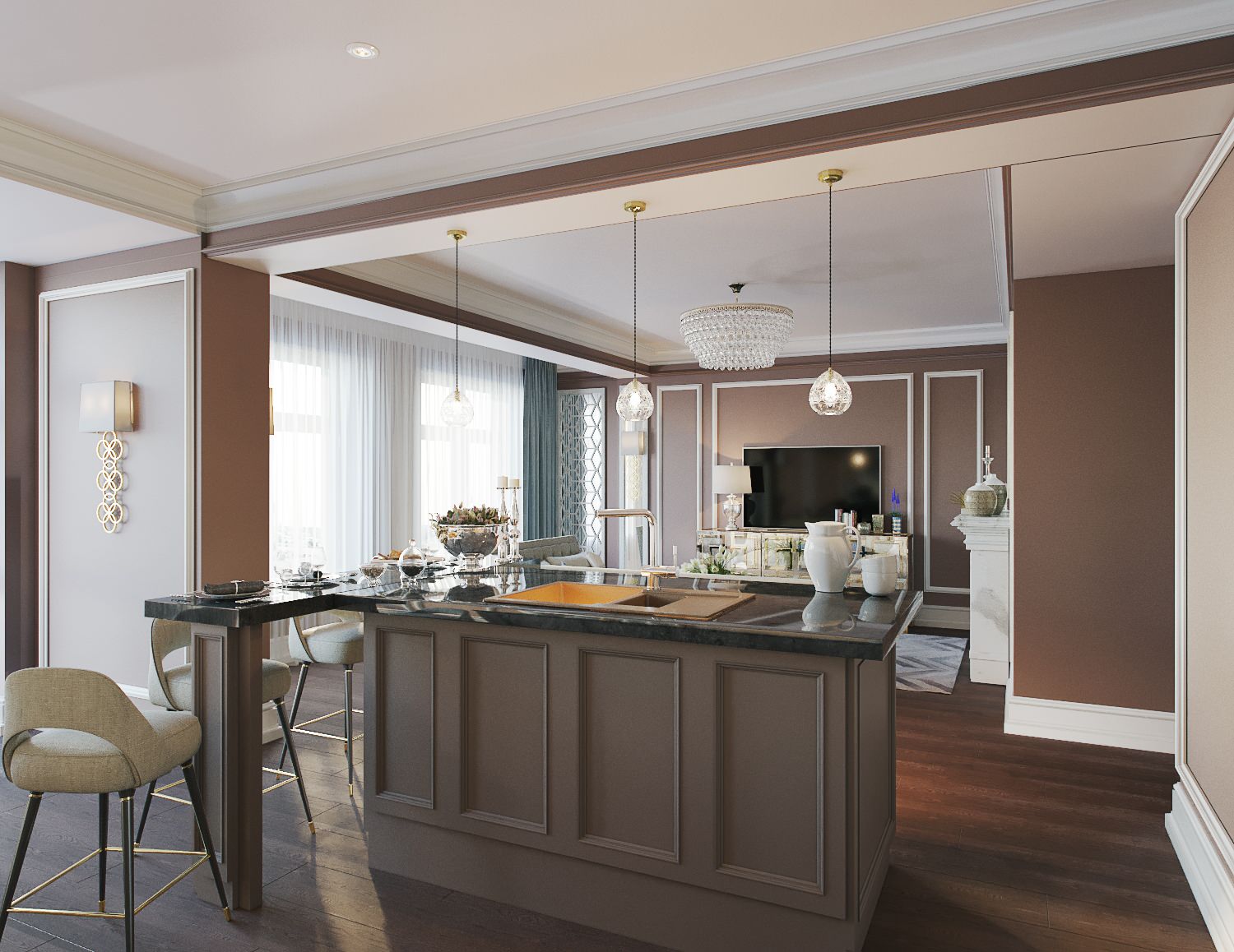 квартира для Дамы с кошкой